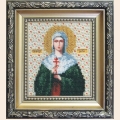 Набор для вышивания бисером ЧАРИВНА МИТЬ "Икона святой мученицы Дарьи"